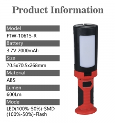 Rechargeable LED Work Light, 600Lm