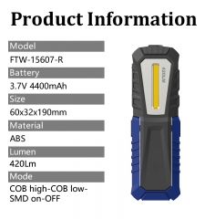 Rechargeable LED Work Light, 420Lm