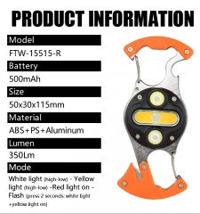 Mini Rechargeable LED Work Light, 350Lm