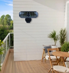 Solar sensing wall lamp, 320Lm