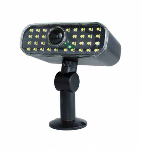 Solar sensing wall lamp, 320Lm