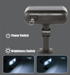 Solar sensing wall lamp, 320Lm