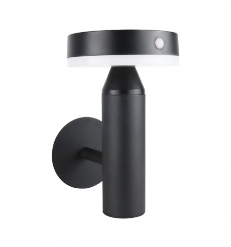 Solar sensing wall lamp, 400Lm