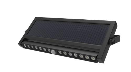 Solor sensing wall lamp, 1000Lm