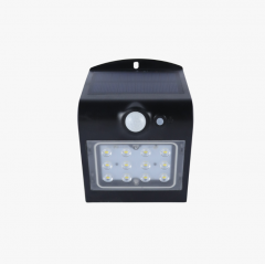 Solar sensing wall light, 200Lm