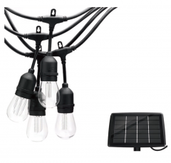 S14 Sagging light string, 10 bulbs