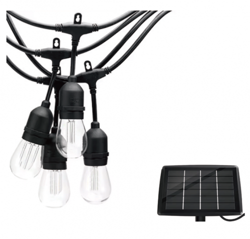 S14 Sagging light string, 10 bulbs