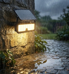 Solar sensing wall lamp, 800Lumen