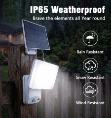 Solar sensing wall lamp, 1200Lm
