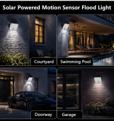 Solar sensing wall lamp, 400Lm