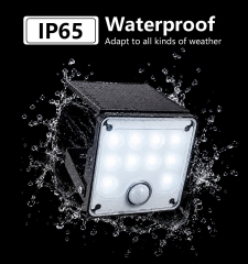 Solar sensing wall lamp, 400Lm