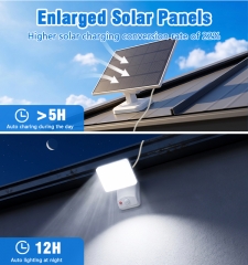 Solar sensing wall lamp, 1200Lm