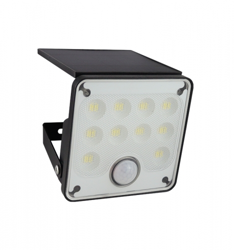 Solar sensing wall lamp, 400Lm