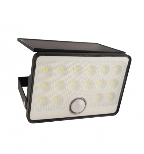 Solar sensing wall lamp, 600Lm