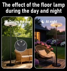 Solar floor light, RGB