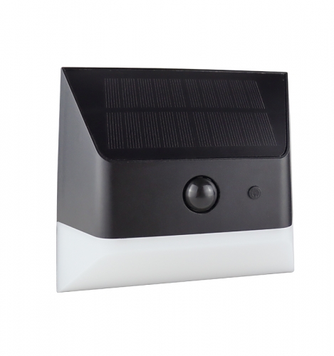 Solar sensing wall lamp, 300lm