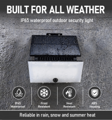 Solar sensing wall lamp, 1000Lumen