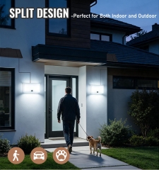 Solar sensing wall lamp, 1000Lumen