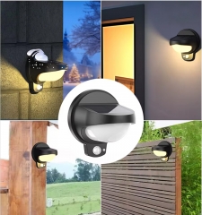 Solar sensing wall lamp, 25Lumen