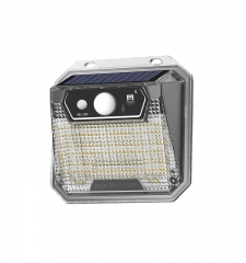 Solar sensing wall lamp, 132Lumen