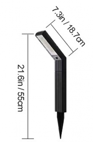 Solar pathway light, 55cm