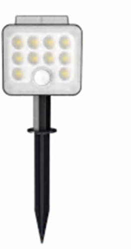 Solar sensing spike light, 400Lm