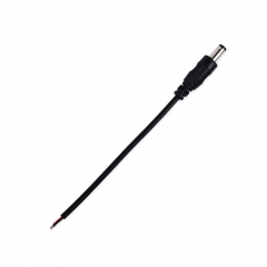 Black DC Cable with Male 5.5*2.1 Connector