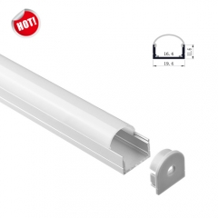 RL-1608 Surface led aluminium profile for 16.4mm LED strip light