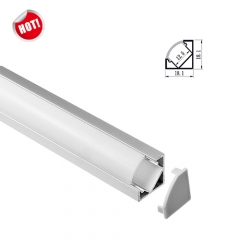 RL-1203 45 degree inner 12.5mm aluminum profile