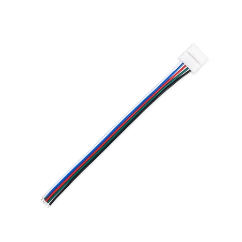 LED Strip Power Lead Connector RGBW 12mm 5 Pin
