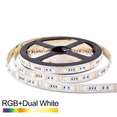 DC12V 5 in 1 60leds/m 5050 RGB+CCT LED Strip