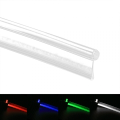 Skirt Side Glow 3mm diameter Plastic PMMA Fiber Optic Cable