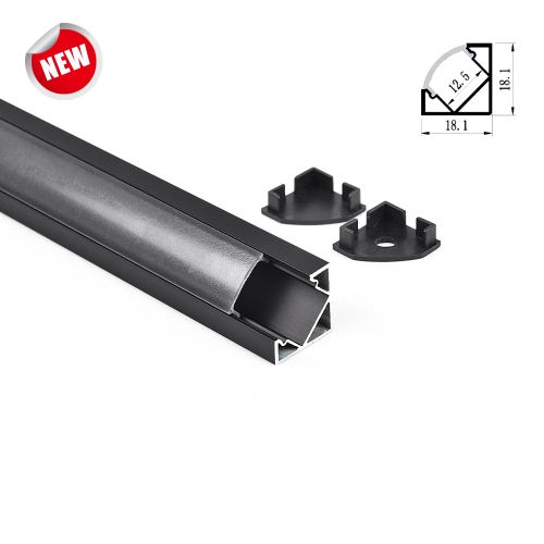 1203-BLK Aluminum Profile