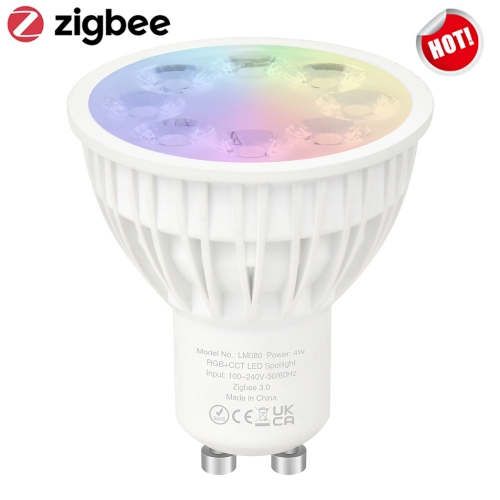 4W Zigbee 3.0 RGB+CCT GU10 Spot