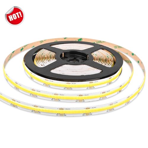 DC24V 608LEDS/M Dual White COB LED Strip