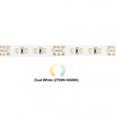 DC24V 120Leds/M 3527 Dual White Led Strip