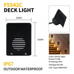 F5542C Outdoor 0.6W Waterproof LED Stair Light