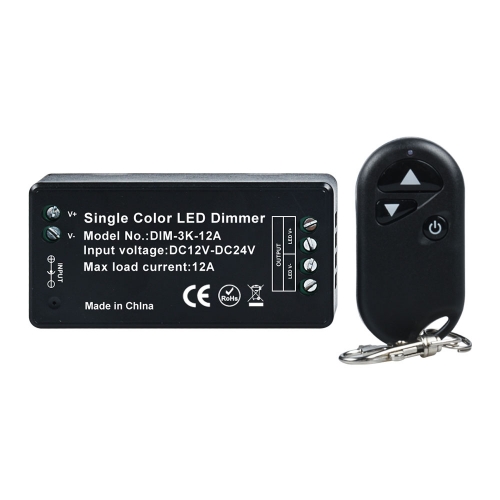 DIM-3K-12A 12A RF LED Dimmer with 3 Key remote