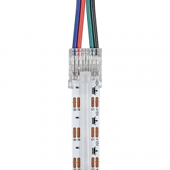 Solder Free Connector with 15cm cable for RGB COB LED strips