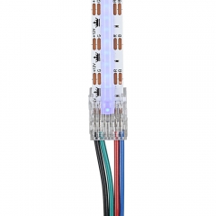 Solder Free Coupling piece with plug for RGB COB LED strips