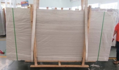 China Marble White Wooden Marble Big Slab For Project