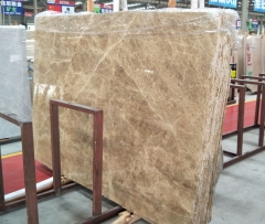 Light Emperador Big Slabs Wholesale Chinese Local Slabs