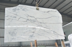 Calacatte White Marble Big Slab Polished China Factory