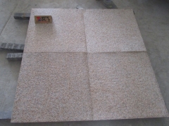 Rusty Yellow G682 Granite Tiles Flamed Finish