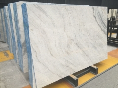 Water White Marble Big Slab With Blue Veins Wholesale