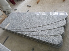 Spary White Granite Tombstone Wholesale