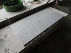 Dark Grey Color G654 Granite Tiles Flamed Finished For Outdoor Project