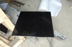 High Quality Black Galaxy Granite Tiles for Floor and Wall