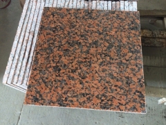 Maple Red G562 Granite Tiles with Polished Way