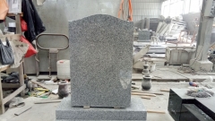 Light Grey Color American Style Tombstone Monuments With Good Design